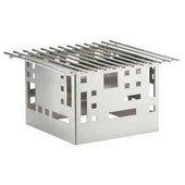 Cal Mil Stainless Steel Squared Chafer Alternative, 12 x 12 x 7.375 inch.