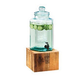 Cal Mil Madera Glass Beverage Dispenser with Infusion Chamber, 10.75 x 11.5 x 22.75 inch.