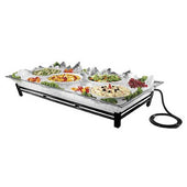 Cal Mil Black Original Large Ice Carving Pedestal, 24 x 48 x 8 inch.