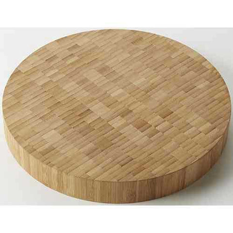 American Metalcraft Round Bamboo Butcher Block Serving Board, 12 inch Dia. -- 6 per case.