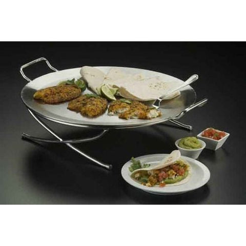 American Metalcraft Stainless Steel Round Griddle, 17 1/2 inch Diameter.