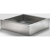 American Metalcraft Stainless Steel Small Satin Double Wall Crate -- 4 per case.