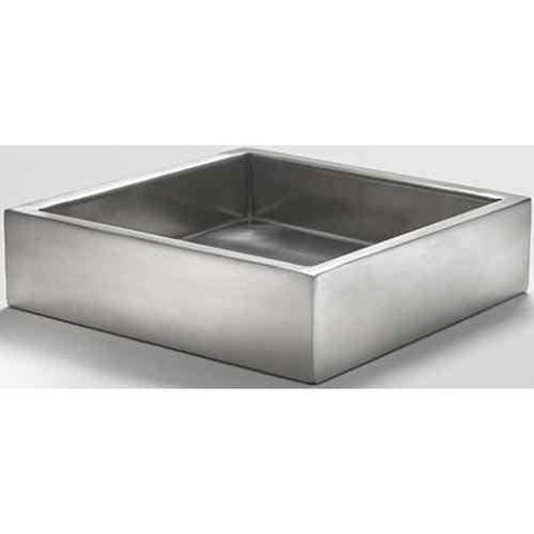 American Metalcraft Stainless Steel Small Satin Double Wall Crate -- 4 per case.