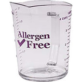 Cambro Camwear Polycarbonate Allergen Free Purple Measuring Cup, 1 Quart -- 12 per case.