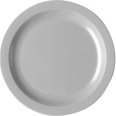 Cambro Camwear Slate Blue Narrow Rim Plate, 10 inch Diameter -- 48 per case.