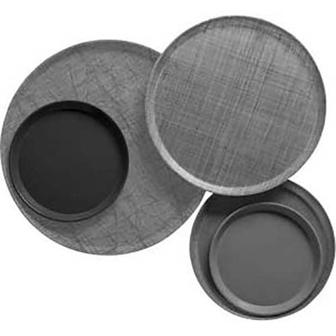 Cambro Round Cameo Yellow Camtray, 13 inch -- 12 per case.