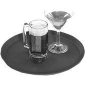 Cambro Treadlite Fiberglass Taver Tan Tray, 14 inch Diameter -- 12 per case.