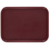 Cambro Dark Cranberry Camwear Rectangular Non-Skid Tray, 15 x 20 inch -- 12 per case.