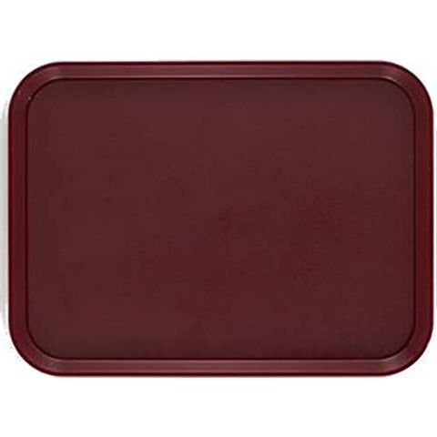Cambro Dark Cranberry Camwear Rectangular Non-Skid Tray, 15 x 20 inch -- 12 per case.