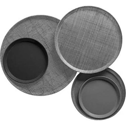 Cambro Lemon Chiffon Round Camtray, 16 inch -- 12 per case.