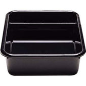 Cambro Poly Cambox Dark Brown 16 x 21 inch Two Compartment Bus Box, 20 1/2 x 15 5/8 x 4 7/8 inch -- 12 per case.