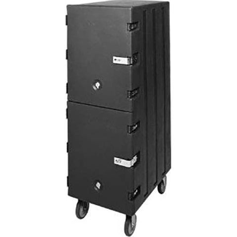 Cambro Coffee Beige Non Electric Tall Camcart with Security Package for Tray and Sheet Pan, 33 1/2 x 63 3/4 x 21 1/2 inch.