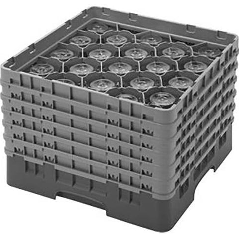 Cambro Camrack Polypropylene Beige Full Size 20 Compartment Glass Rack, 11 3/4 inch -- 2 per case.