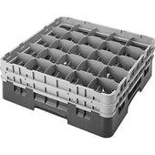 Cambro Camrack Polypropylene Cranberry Full Size 20 Compartment Glass Rack, 5 1/4 inch -- 4 per case.