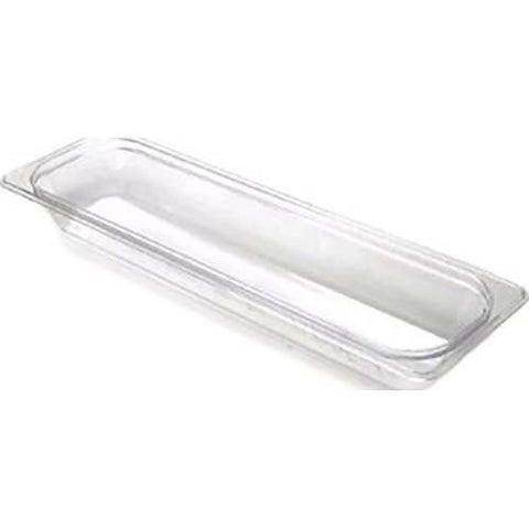 Cambro Camwear Polycarbonate White Half Size Long Food Pan, 4 inch -- 6 per case.