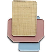 Cambro Rectangular Metric Camtray, Light Butcher Block, 10 7/16 x 12 3/4 inch -- 12 per case.