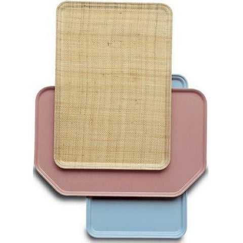Cambro Rectangular Metric Camtray, Antique Parchment, 10 7/16 x 12 3/4 inch -- 12 per case.