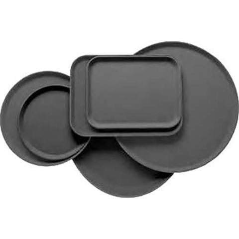 Cambro Camtread Fiberglass Taver Tan Oval Tray, 23 1/2 x 28 7/8 inch -- 6 per case.