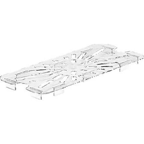 Cambro Camwear Polycarbonate Drain Shelf for Black GN 1/3 Third Size Food Pan -- 6 per case.