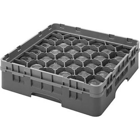 Cambro Camrack Polypropylene Teal Full Size 30 Compartment Glass Rack, 3 5/8 inch -- 5 per case.