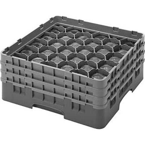 Cambro Camrack Polypropylene Teal Full Size 30 Compartment Glass Rack, 6 7/8 inch -- 3 per case.