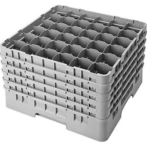 Cambro Camrack Polypropylene Teal Full Size 36 Compartment Glass Rack, 11 inch -- 2 per case.