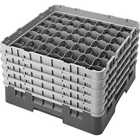 Cambro Camrack Polypropylene Cranberry Full Size 49 Compartment Glass Rack, 10 1/8 inch -- 2 per case.