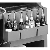 Cambro Granite Gray 7 Bottle Speed Rail for Large Portable Beverage Bar CamBar.