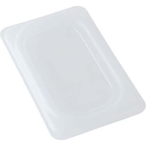 Cambro Ninth Size Translucent Seal Cover for Camwear Food Pan, 6 15/16 x 4 1/4 inch -- 6 per case.