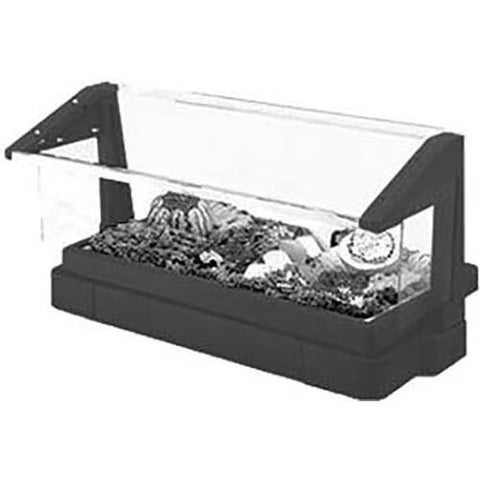 Cambro 4 Feet Navy Blue Buffet Bar with Sneeze Guard, 48 x 24 1/8 x 24 1/2 inch.