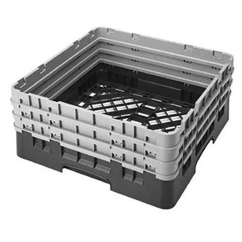 Cambro Camrack Polypropylene Brown Full Size with 3 Extender Base Rack, 19 3/4 x 19 3/4 x 8 7/8 inch -- 3 per case.