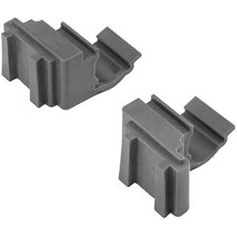 Cambro Brushed Graphite 1 Set Corner Connector for Basics Plus 1 Shelf -- 1 set.