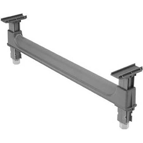 Cambro Basics Plus Brushed Graphite Bottom Shelf Low Dunnage Stand Only, 21 x 6 3/4 inch.