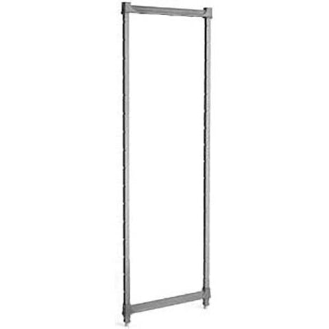 Cambro Brushed Graphite Basics Plus Stationary Post Kit, 21 x 84 inch.