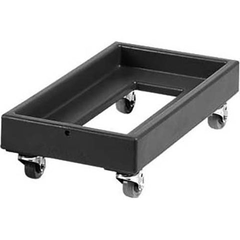 Cambro Dark Brown Camdollies for Milk Crates and Number 10 Can Cases, 16 1/8 x 29 1/4 8 3/8 inch.
