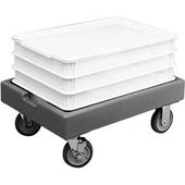 Cambro Slate Blue Camdollies for Pizza Dough Boxes, 19 7/8 x 10 1/4 x 27 7/8 inch.