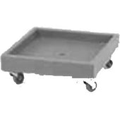 Cambro Slate Blue Standard Model Camdolly No Handle for Dish Racks, 22 1/2 x 8 1/8 x 22 1/2 inch.