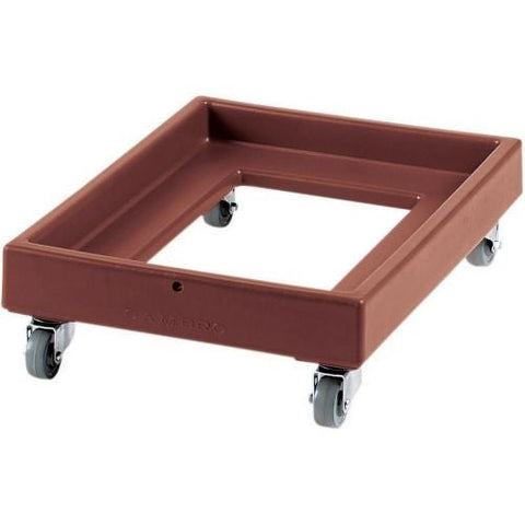 Camdolly Plastic Milk Crate Dolly, Dark Brown, 21 15/16 x 30 1/4 x 8 inch.