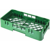 Cambro Camrack Half Size Base Rack, Sherwood Green, 19 3/4 x 9 7/8 x 4 inch -- 6 per case.