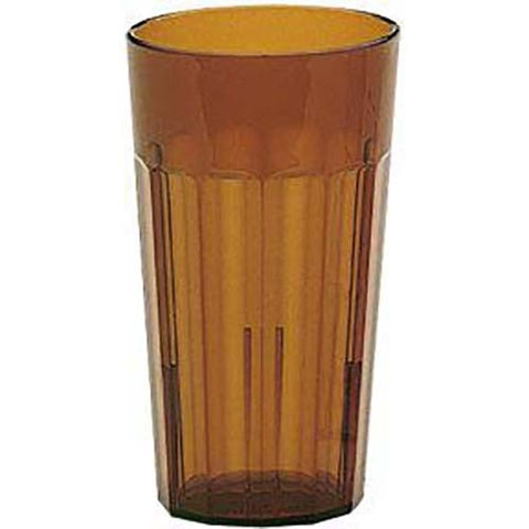 Cambro SAN Amber Newport Tumbler, 14 Ounce -- 36 per case.