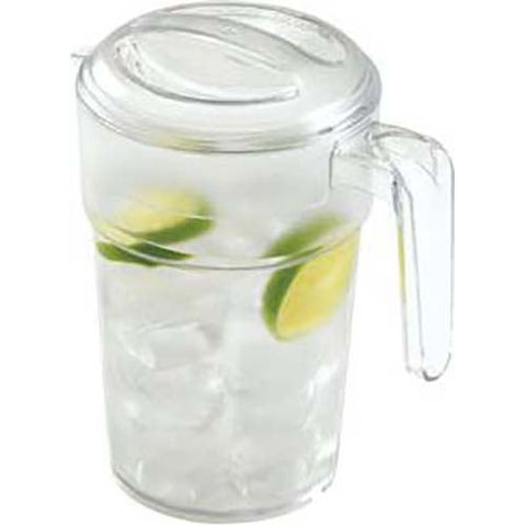 Cambro CamView Clear Pitcher with Lid, 34 Ounce -- 6 per case.