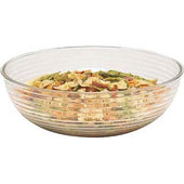 Cambro Camwear Polycarbonate Clear Round Ribbed Bowl, 20.2 Quart -- 4 per case.