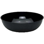 Cambro Camwear Polycarbonate Black Round Ribbed Bowl, 1.65 Quart -- 12 per case.