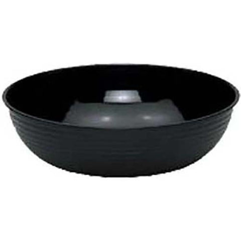 Cambro Camwear Polycarbonate Black Round Ribbed Bowl, 1.65 Quart -- 12 per case.