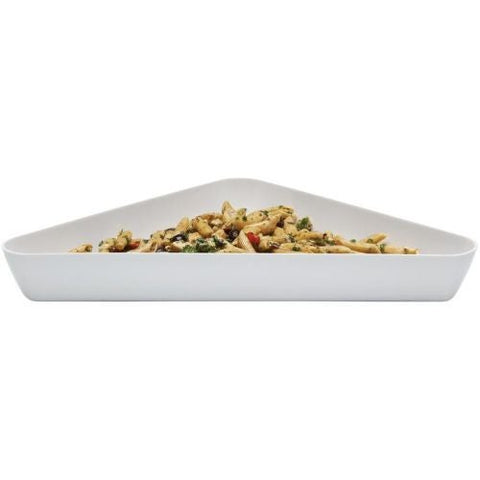 ShowFest Triangle Display Bowl, Black, 20 x 15 x 2 1/2 inch -- 6 per case.