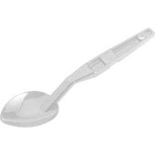 Cambro White Camwear Deli Serving Spoon, 11 1/8 x 2 7/8 inch -- 12 per case.