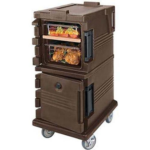 Cambro Dark Brown Base Model Ultra Camcarts for Food Pans, 20 1/2 x 45 x 27 1/8 inch.