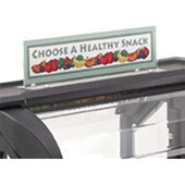 Cambro Clear Sign Holder for Versa Food Bar, 36 x 6 x 9 1/4 inch.