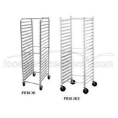 Aluminum, 18 Pan Rack - Knock Down, Front Load inch.