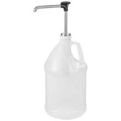 Server Stainless Steel Bottle Pump Only with 38 Mm Opening, 4.687 x 3.75 x 3.75 inch.